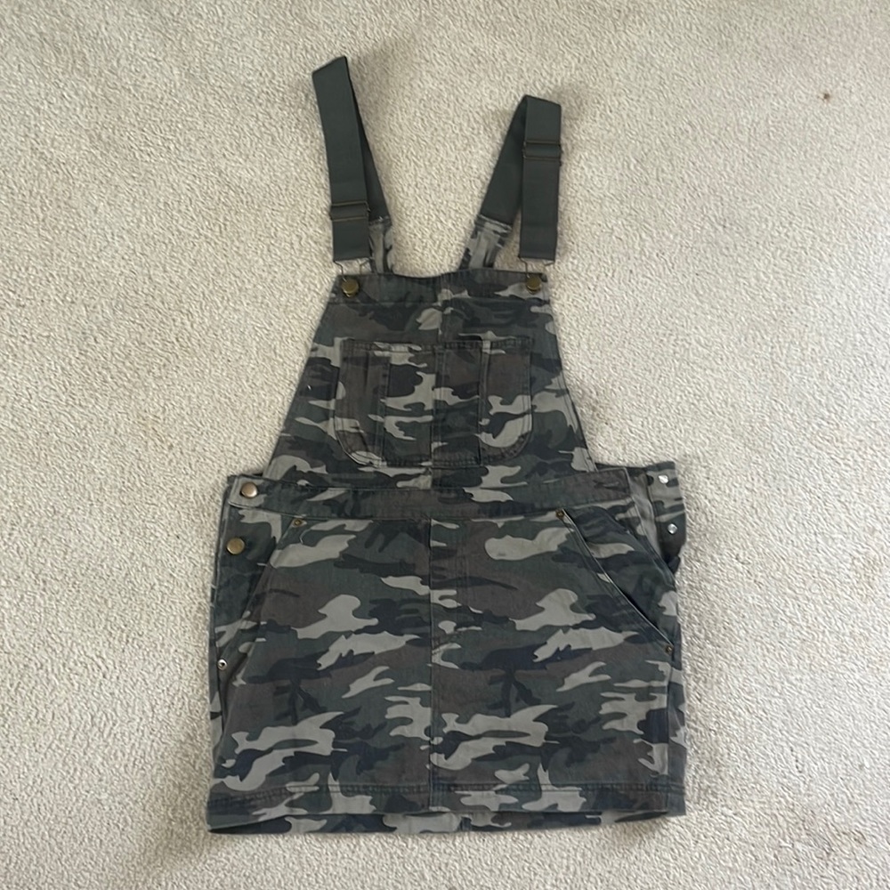 Camo Overall Skirt